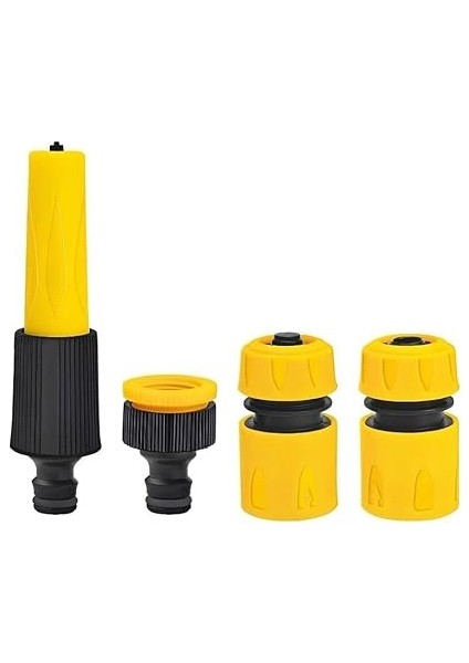 4 Parça Otomatik Ayarlı Lans Seti Bahçe Sulama Seti - Hortum Bağlantı Aparatı