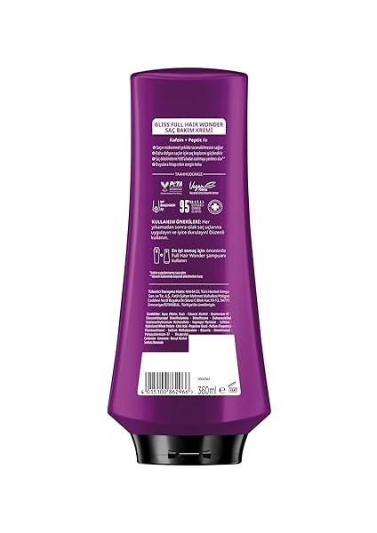 Full Hair Wonder Saç Bakım Kremi 360 ml modelleri