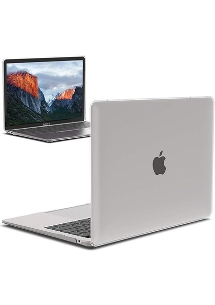 CMPT-156W 15" Macbook Pro A1707 A1990 Beyaz Kılıf Koruyucu Kapak (2016-2017-2018-2019 Üretim)