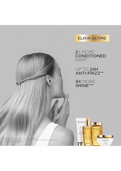Elixir Ultime Parlaklık Şampuanı - Le Bain 250 ml modelleri
