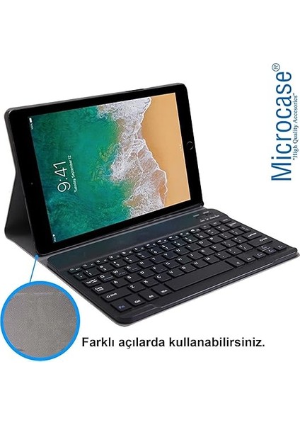 iPad 6.nesil 9.7 Inch 2018 Bluetooth Klavyeli Standlı Kılıf - Bkk4 indirimleri