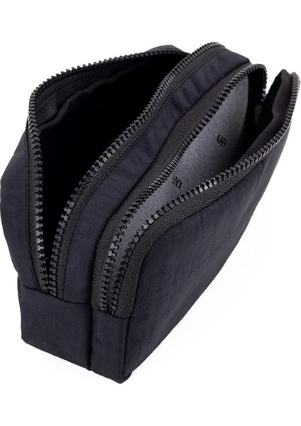 105 Yıkanabilir Çift Bölmeli Kalemlik Kalem Kutusu (Siyah) indirimleri