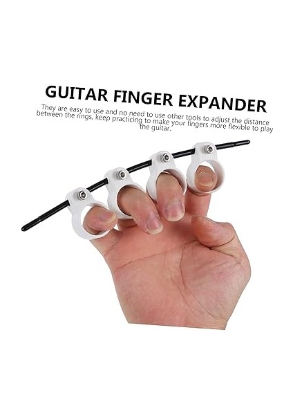 2ADET Gitar Parmak Genişletici Müzik Aletleri Için Parmak Güçlendirici Antrenman Aracı Beyaz Yeşil modelleri