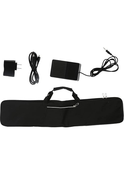 61 Bağlantılı Anahtar Şarj Edilebilir Dijital Piyano, 128 Ton, Müzik Öğrenme Uygulaması ve Kayıt Işlevi modelleri