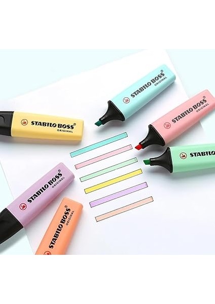 - Boss Orıgınal - Fosforlu Kalem - 8'li Paket - Çeşitli Renkler modelleri