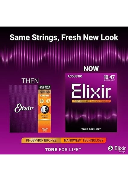 16152 Phosphot Bronze Nanoweb 12 Telli Akustik Gitar Teli (10-47) modelleri