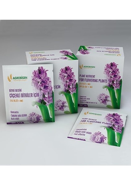 Çiçekli Bitkiler Için Bitki Besini(Katı -2 gr x 24 Adet) fiyatları
