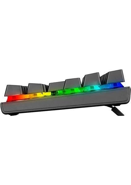 KB-R17 Raptor Black USB 6 Color Blue Switch Lc Layout Gaming Mechanical Keyboard fırsatları