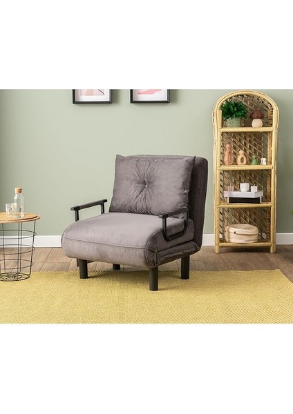 Sento Tekli Katlanır Yataklı Koltuk - Soho Gri