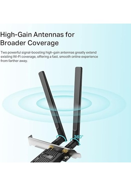 Archer TX20E, AX1800 Wi-Fi 6 Bluetooth 5.2 Pcıe Ağ Kartı modelleri