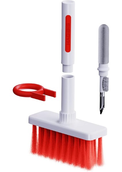 Temizleme Yumuşak Fırça Klavye Temizleyici 5'i 1 Arada Çok Fonksiyonlu Bilgisayar Temizleme Araçları Kiti Köşe Boşluğu Silgi Bluetooth Kulaklık Için Tuş Çektirmesi LEGO Dizüstü Bilgisayar