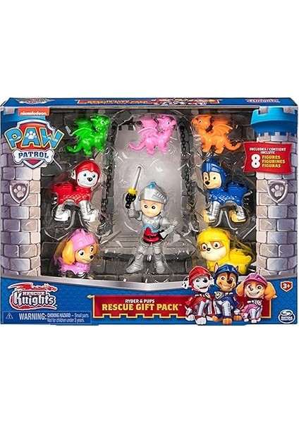 Patrol Paw Devriye Kurtarma Şövalyeleri Ryder ve Yavrular Şekil Hediye Paketi ile 8 Oyuncak Rakamlar Çocuk Oyuncakları Yaş 3 + fiyatları