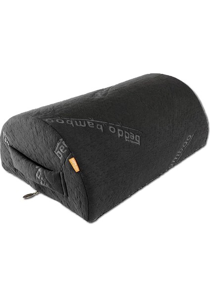 Bambu Serisi | Masa Altı Ayaklık Yastık | Siyah Renk