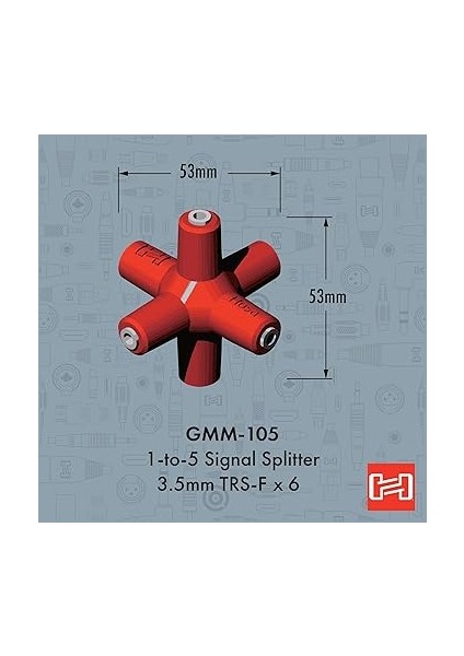 Teknoloji GMM-105 Knucklebone Adaptör 3.5 mm x 6 fiyatları
