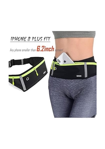 Kemerli Telefon Çantası – Suya Dayanıklı, Ayarlanabilir Bel Ölçüsü, Yansıtıcı Şeritli & Çoklu Bölmeli, Egzersiz & Koşu Için fırsatları