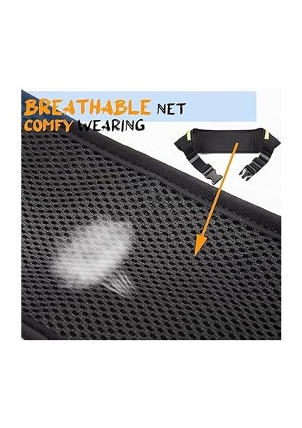 Kemerli Telefon Çantası – Suya Dayanıklı, Ayarlanabilir Bel Ölçüsü, Yansıtıcı Şeritli & Çoklu Bölmeli, Egzersiz & Koşu Için indirimleri