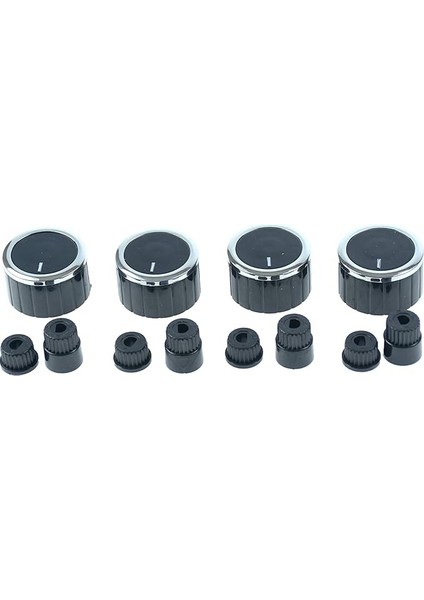 Universal Ocak Düğme Takımı - Siyah Inox