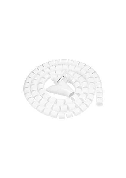 Kablo Sargısı, 1 Adet Spiral Sargı Tüpü, Siyah, Beyaz, Gümüş (Isteğe Bağlı) Çeşitli Boyut Seçenekleriyle Hidrolik Hortum Koruyucu Kablo (1,5 M * 22 mm #05) fırsatları