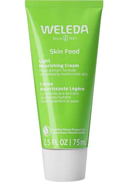 Weleda Skin Food Light Nemlendirici ve Besleyici Organik Bakım Kremi 75ML - Normal ve Kuru Ciltler Için 1 Paket (1 x 1 Adet)