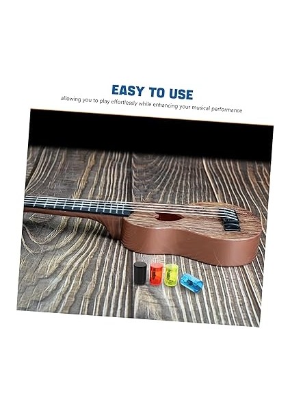 4 Adet Ukulele Parmak Şaşırma Dayanıklı Plastik Vurmalı Çalgı Gitar ve Banjo Için Müzik Aletleri Gruplar Için Uygun modelleri