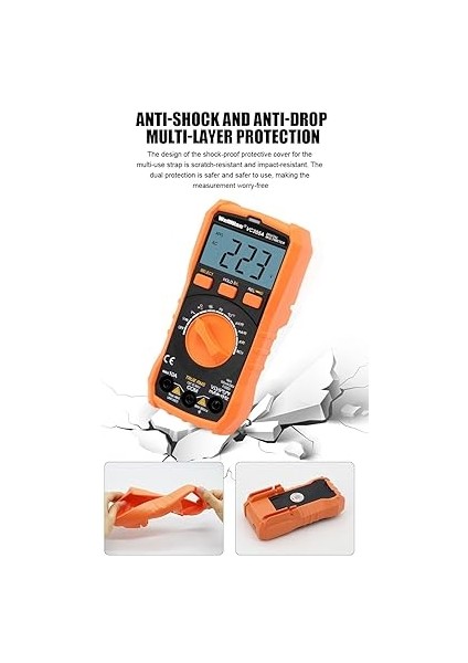 VC205A Ölçü Aleti Multimetre Avometre Ncv Işıklı Ekran Isı Ölçer El Feneri fırsatları