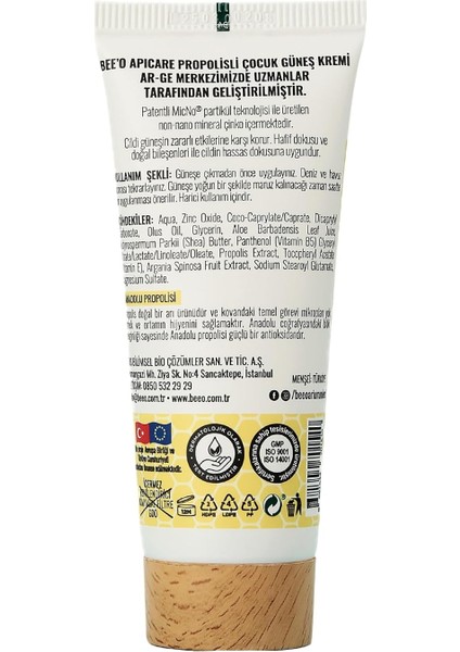 Propolisli Yüksek Koruma Çocuk Güneş Kremi, 50+ Spf, 80 ml modelleri