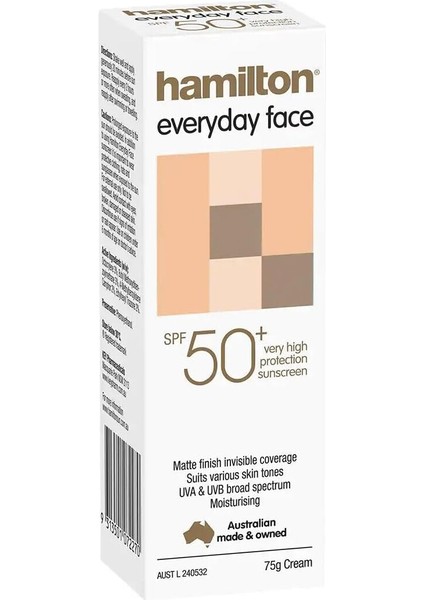 Everyday Face SPF50+ Cream 75G modelleri
