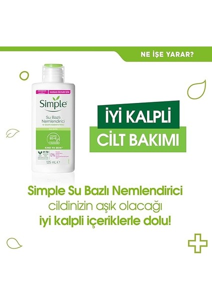 Kind To Skin Su Bazlı Nemlendirici 12 Saate Kadar Etklili Hassas Ciltler Için 125 ml modelleri