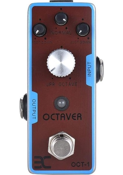 Ex Oct-1 Octave Mini Octave Gitar Efekt Pedal True Bypass Full Metal Shell
