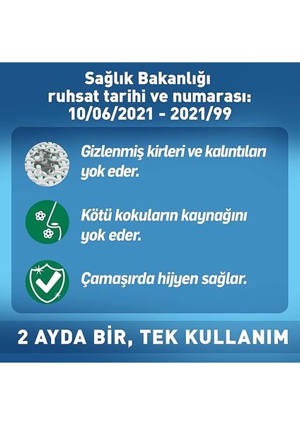 Antibakteriyel Çamaşır Makinesi Temizleyici Çam ve Okaliptus Ferahlığı 250 ml indirimleri