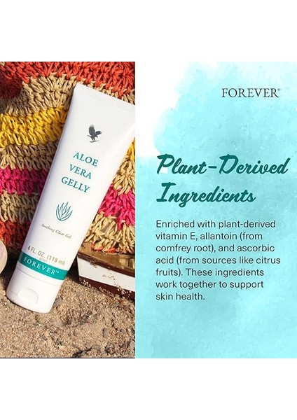 Living - Aloe Vera Gelly - Saf Aloe Jel Yatıştırıcı, Nemlendirir ve Durumu - Vegan ve Glutensiz - 4 Fl Oz indirimleri