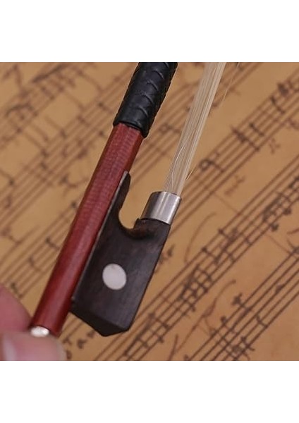 Yay 3/4 Boyutlu Keman Yayı Beyaz At Saçlı, Gül Ağacı fiyatları