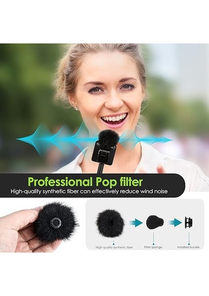Mikrofon Rüzgar Koruması, Rode Wireless Go 2 ile Uyumlu, Profesyonel Pop Filtresi, Kablosuz Go Iı Için Geliştirilmiştir, Ultra Kompakt Kablosuz Mikrofon Sistemi Go Iı Furry Ön Cam Aksesuarı fiyatları