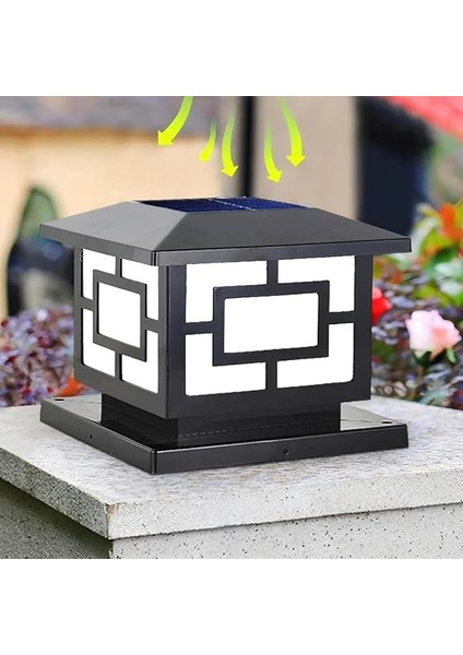 Solar Güneş Enerjili 10W Set Üstü Bahçe Aydınlatması, Su Geçirmez, 3200K-6500K, Sütun Üzeri Solar Küp Armatür, 2 Modlu (Beyaz-Gün Işığı), Veranda, Çit, Bahçe Duvarı Küp Aydınlatma 165×110 mm fiyatları