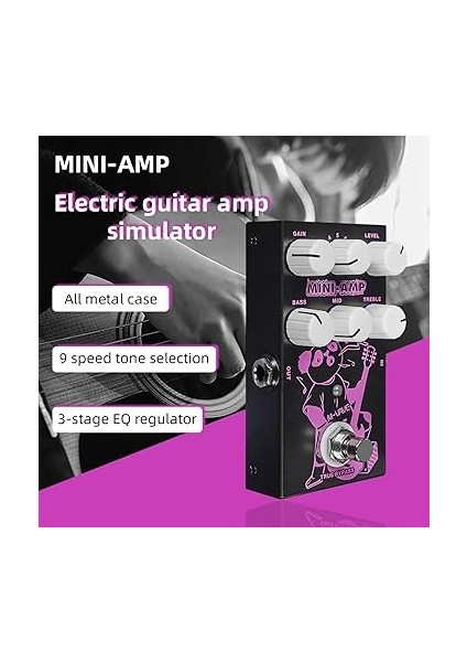 M-Vave Elektrik Gitar Efekt Pedalı Dc 9V 3 Vitesli Eq Ayarlayıcı Taşınabilir Gitar Çok Efektli Pedal 9 Vitesli Müzik Efektleri Seçimi Hoparlör Mikseri Kartı Için Metal fiyatları