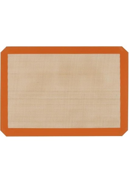 Silikon Yanmaz Yapışmaz Pişirme Matı, Hamur Işi Matı, Yıkanabilen Tekrar Kullanılabilien Yapışmaz Fırın Tepsi Sergisi 30X40 cm