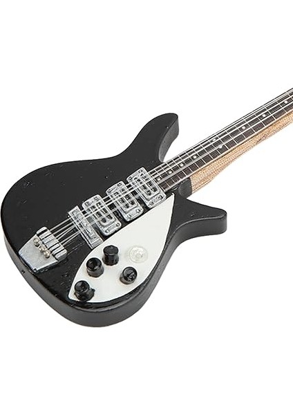 Dekor, Müzik Aletleri Gitar Kolye Siyah Taban Ahşap Manuel Projeksiyon Ince Detay Ft fırsatları