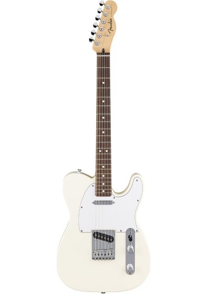 Standard Telecaster Olympic White - Indian Laurel Elektro Gitar