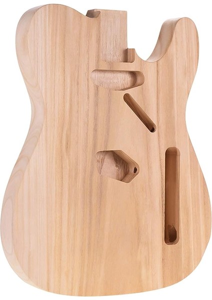TL-T02 Bitirilmemiş Elektrik Gitar Gövdesi Sycamore Ahşap Gitar Gövdesi Style Elektrik Gitarlar Dıy Parçaları Için Bej