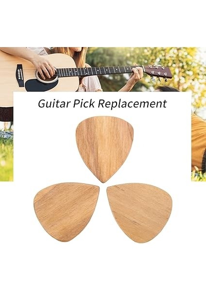 3 Adet Ahşap Gitar Penası Zeytin Ahşap Gitar Pena Kaymaz Akustik Gitar Penası Ahşap Tahıl ile Gitar Yeni Başlayanlar Için modelleri