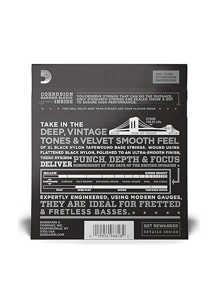 ETB92 Saitensatz Tapewound Bass Medium 50-105 Long Scale modelleri