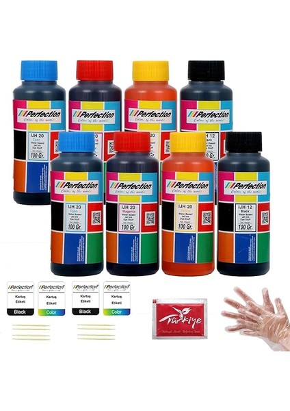 Hp Uyumlu GT5820/GT5810/5820/HP 315/HP 415/515/615 Serisi Muadil Mürekkep Seti 8X100 Ml.