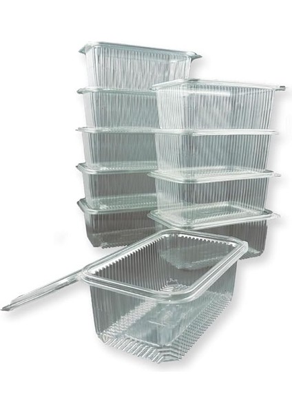 Sızdırmaz Kap 1kg cc Kullan At Tek Kullanımlık Plastik Kapaklı Kase 100 Adet fiyatları