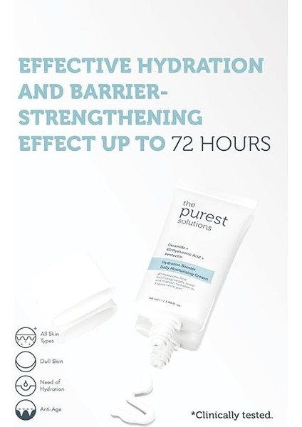 Purest Solutions, 24 Saat Etkili Günlük Yoğun Nemlendirici Cilt Bakım Kremi 50 ml modelleri