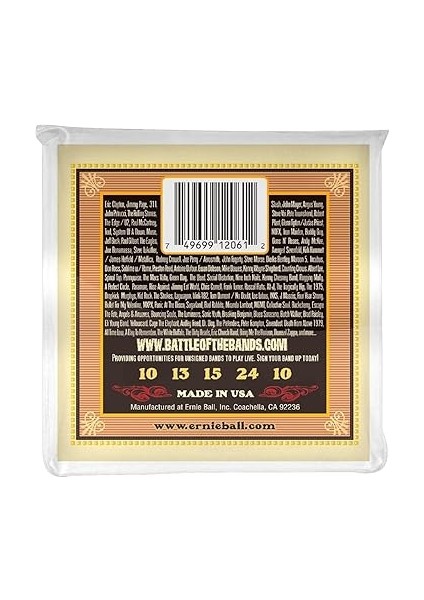 Ball P02061 Earthwood 5-String Banjo Frailing Loop End 80/20 Bronz Akustik Gitar Dizeleri, 10-24 Gauge fiyatları