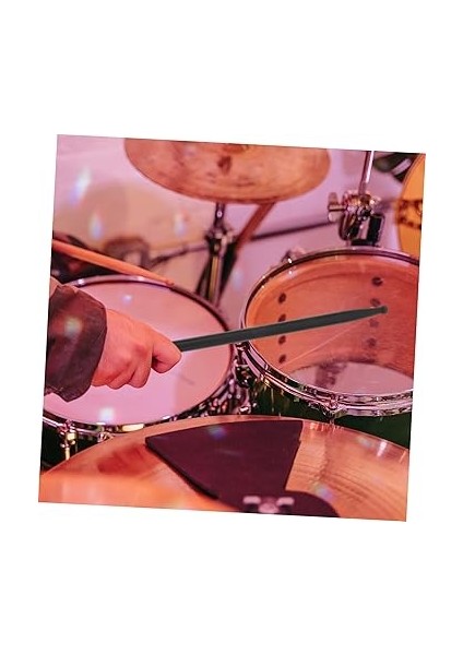 4 Adet Karbon Fiber Bagetler Müzik Aleti Davul Çubukları Yeniden Kullanılabilir Davul Sopa Hafif Vurmalı Sopa Baget Aksesuarları Karbon Fiber ve Diğer Sentetik Malzemeler Black indirimleri