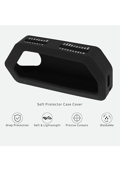 Flipper Zero Wifi Için Silikon Koruyucu Kılıf, Yumuşak Koruyucu Kılıf Kapak Darbeye Dayanıklı Flipper Zero Için Hassas Kesimli (Siyah) modelleri