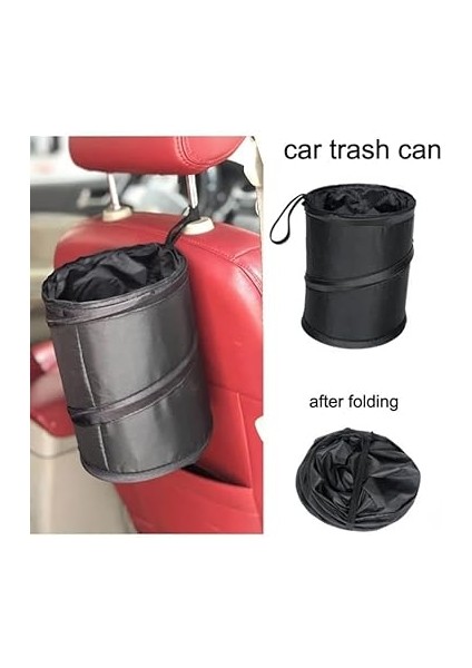 Home Araç Içi Akordiyon Katlanabilir Çöp Kovası, Asılabilir Tasarım, Uzay Tasarrufu Sağlayan, Her Araç Tipine Uygun, Pratik ve Şık Araç Aksesuarı indirimleri
