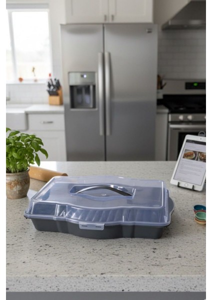 Kek Borcam Taşıma Kabı – Kapaklı Pasta ve Servis Kutusu