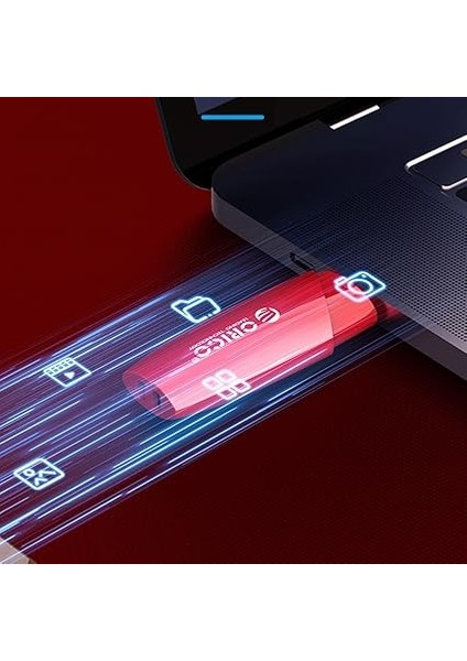 Type-C Usb3.2 Gen1 128GB Usb-C Flash Bellek Kırmızı fırsatları